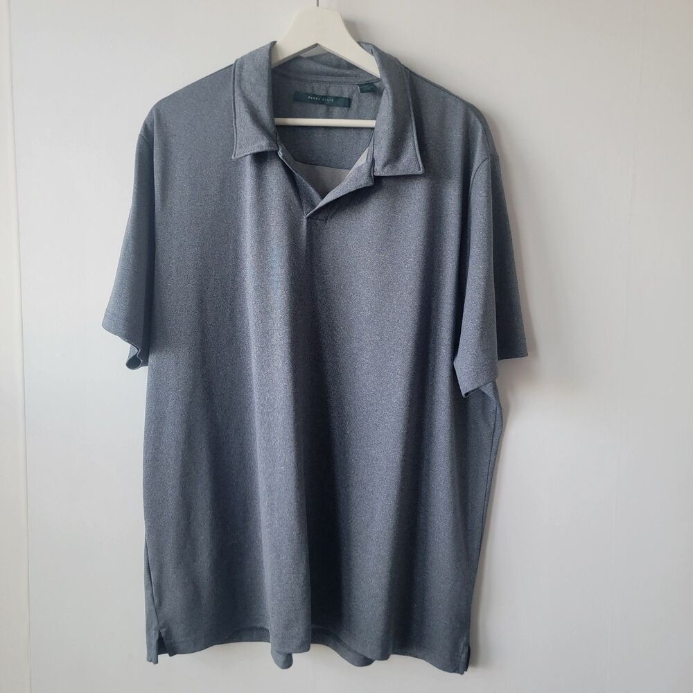 Perry ellis men's hort-sleeve‎ polo shirt size XXL  Lightweight Pullover Casual